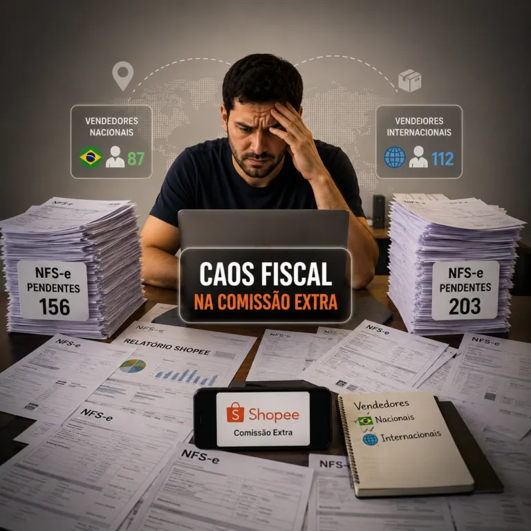 caos fiscal causado pela shopee